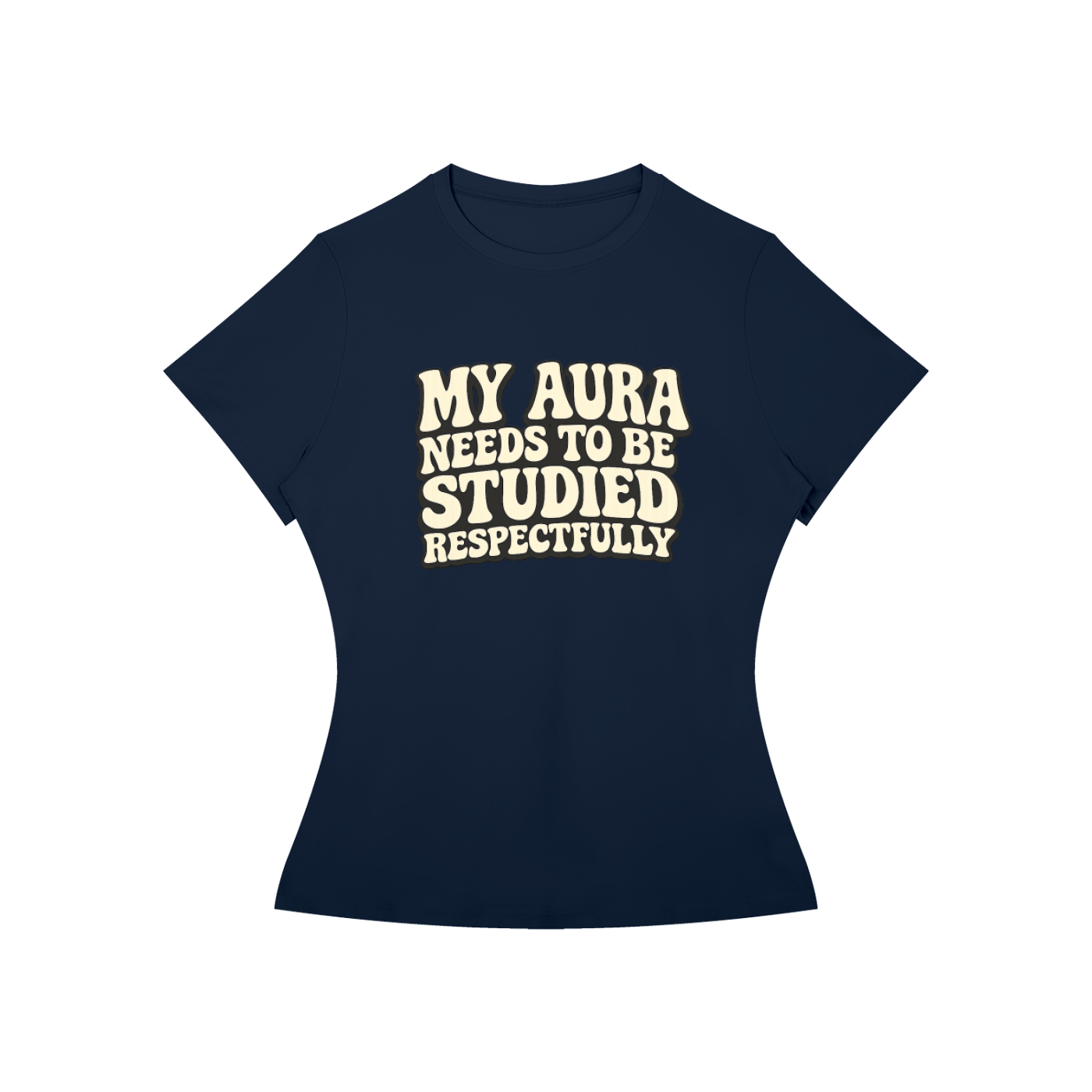 My Aura Needs to Be Studied fitted baby tee