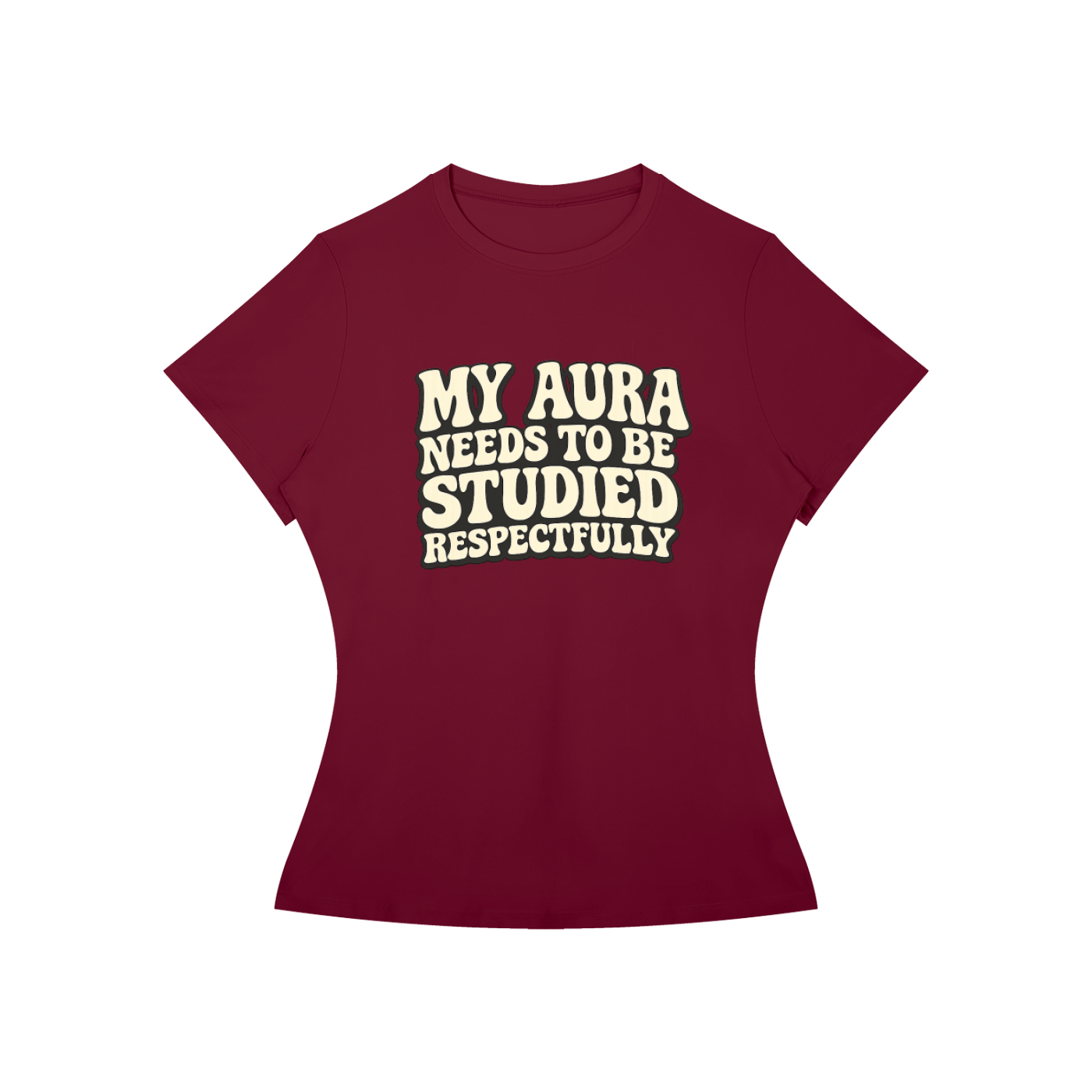 My Aura Needs to Be Studied fitted baby tee