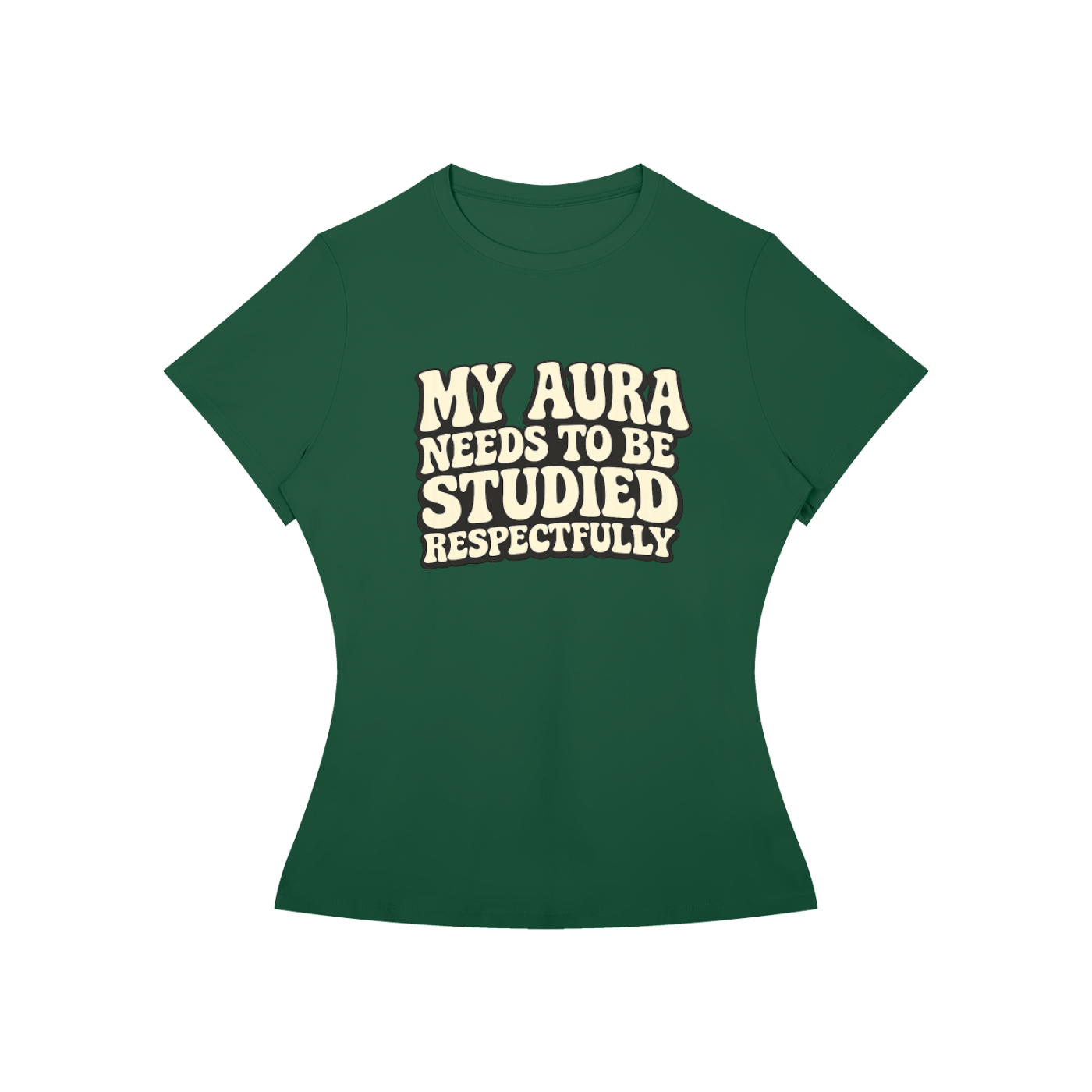 My Aura Needs to Be Studied fitted baby tee
